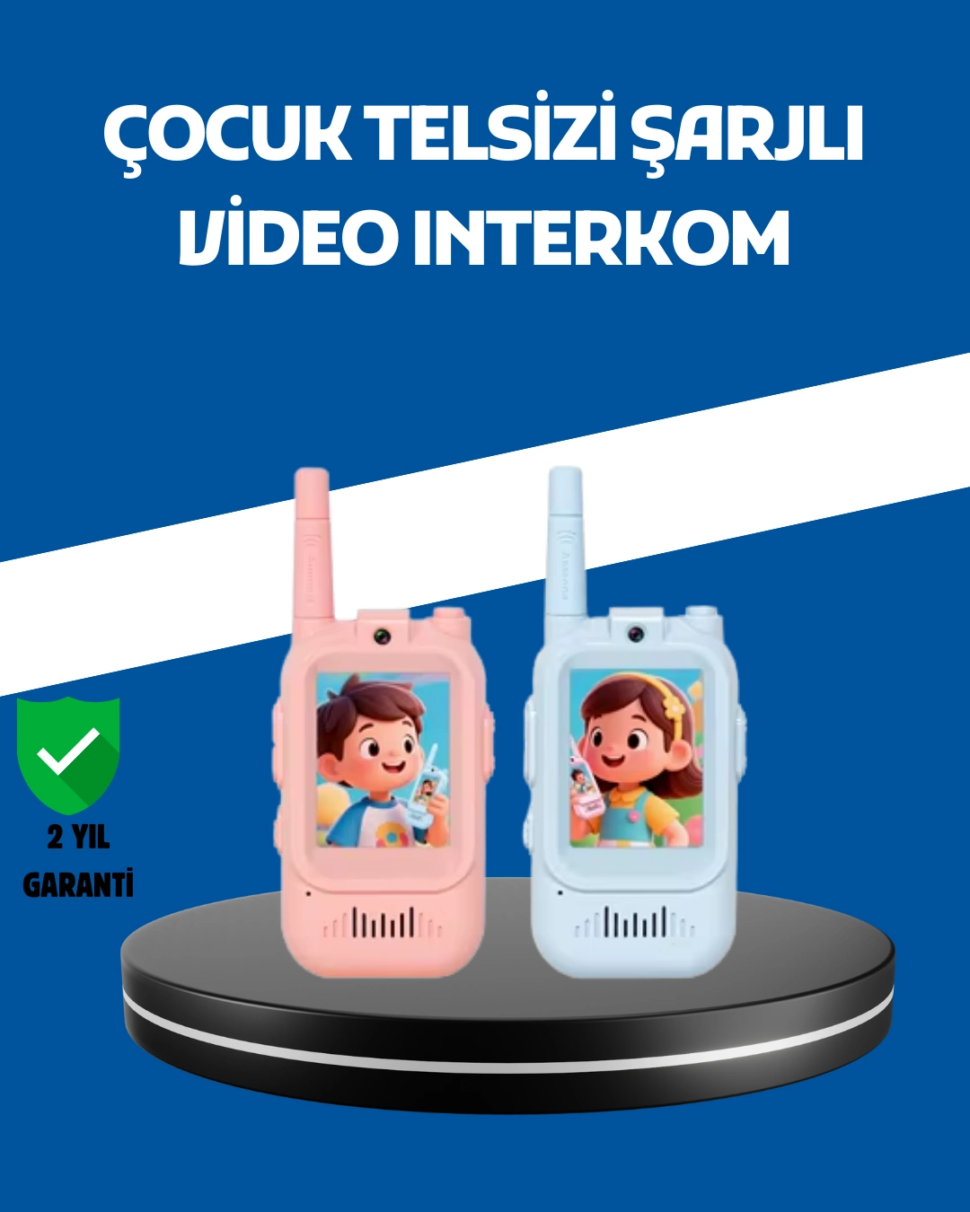 Çocuklar İçin Video Görüşmeli Walkie Talkie Uzun Mesafe İletişim ( Lisinya ) Çocuklar İçin Video Görüşmeli Walkie Talkie Uzun Mesafe İletişim ( Lisinya )