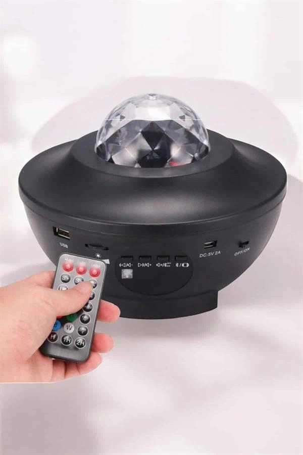 Çocuklara Özel Şarjlı Bluetooth Hoparlör Parti Led Lambası Yıldızlı Projeksiyon ( Lisinya ) Çocuklara Özel Şarjlı Bluetooth Hoparlör Parti Led Lambası Yıldızlı Projeksiyon ( Lisinya )