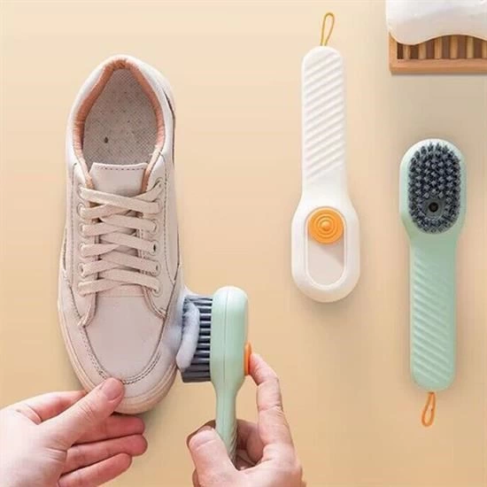 Çok Amaçlı Deterjan Hazneli Pratik Ayakkabı, Bot Temizleme Yıkama Fırçası ( Lisinya )