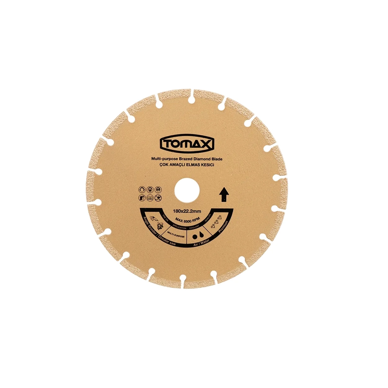 Çok Amaçlı Elmas Kesici Disk - 180x22 ( Lisinya ) Çok Amaçlı Elmas Kesici Disk - 180x22 ( Lisinya )