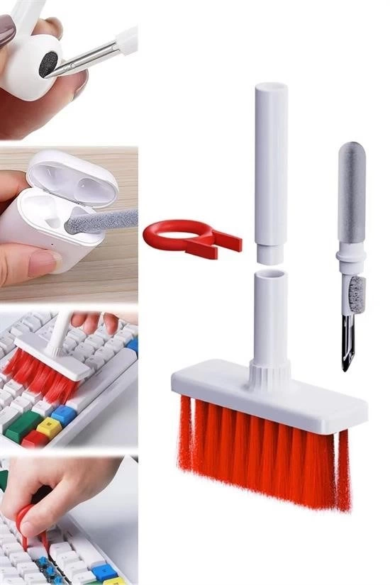 Çok Amaçlı Kırmızı Hassas Fırça Başlıklı Bilgisayar Laptop Temizleme Fırçası ( Lisinya ) Çok Amaçlı Kırmızı Hassas Fırça Başlıklı Bilgisayar Laptop Temizleme Fırçası ( Lisinya )