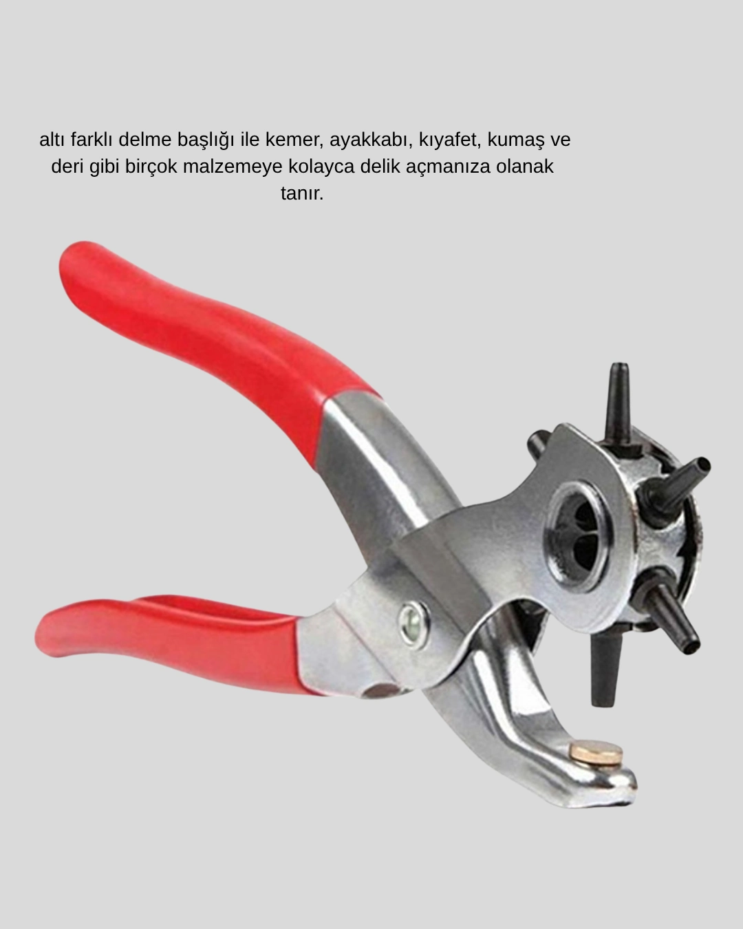 Çok Fonksiyonlu Delik Açma Pensesi 2mm–4.5mm Ayarlı Metal Gövdeli ( Lisinya )