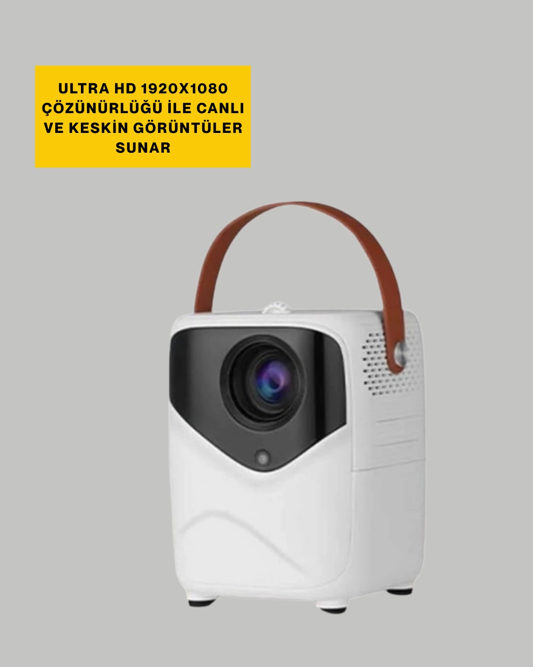 Çoklu Giriş Destekli Projektör – Hdmı, Usb Ve Kulaklık Bağlantı Seçenekleriyle Geniş Uyumluluk ( Lisinya )