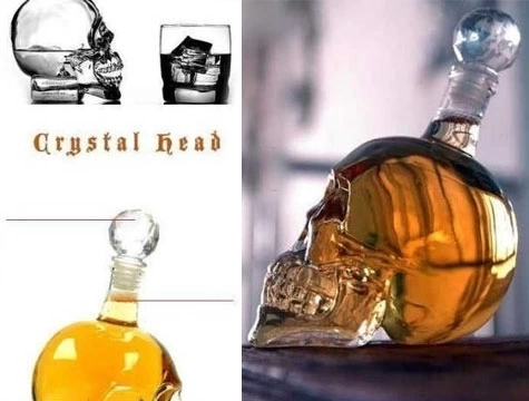 Crystal Head Kuru Kafa Cam Şişe 350 Ml ( Lisinya ) Crystal Head Kuru Kafa Cam Şişe 350 Ml ( Lisinya )