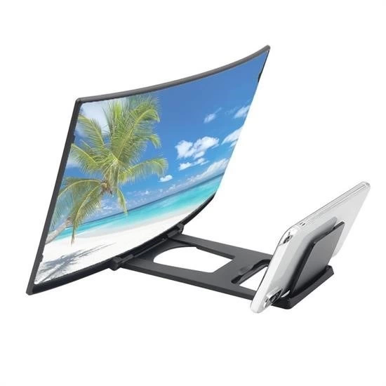 Curved Model Katlanabilir 3d Ekran Büyütücü Amplifikatör Projektör Standı Tüm Akıllı Telefon ( Lisinya ) Curved Model Katlanabilir 3d Ekran Büyütücü Amplifikatör Projektör Standı Tüm Akıllı Telefon ( Lisinya )