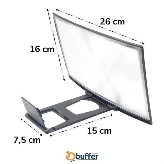 Curved Model Katlanabilir 3d Ekran Büyütücü Amplifikatör Projektör Standı Tüm Akıllı Telefon ( Lisinya ) Curved Model Katlanabilir 3d Ekran Büyütücü Amplifikatör Projektör Standı Tüm Akıllı Telefon ( Lisinya )
