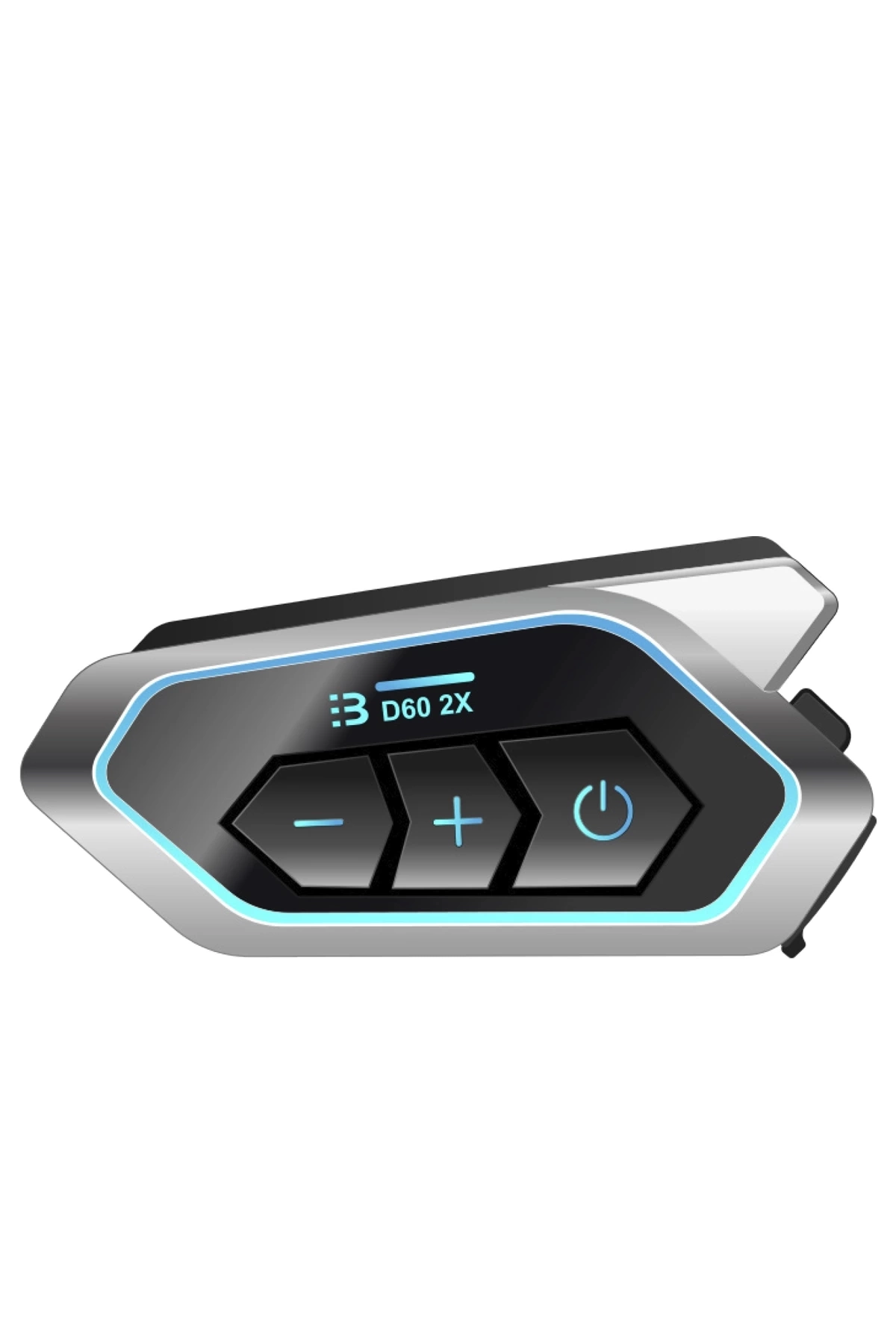 D60 2x Motosiklet Kask Kulaklığı Bluetooth Intercom Rgb Işıklı 2 Intercom Bağlantılı ( Lisinya )