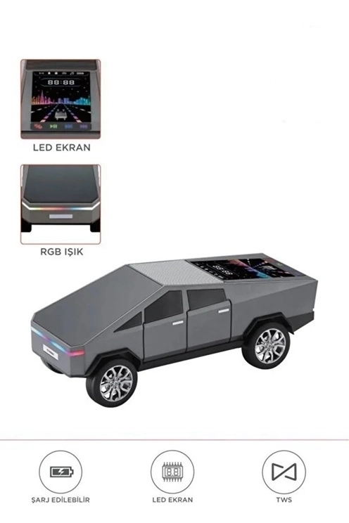D68 Cyber Model Araba Tasarımlı Bluetooth Hoparlör 15w Güçlü Ses Rgb Led /tws/usb Gri ( Lisinya ) D68 Cyber Model Araba Tasarımlı Bluetooth Hoparlör 15w Güçlü Ses Rgb Led /tws/usb Gri ( Lisinya )