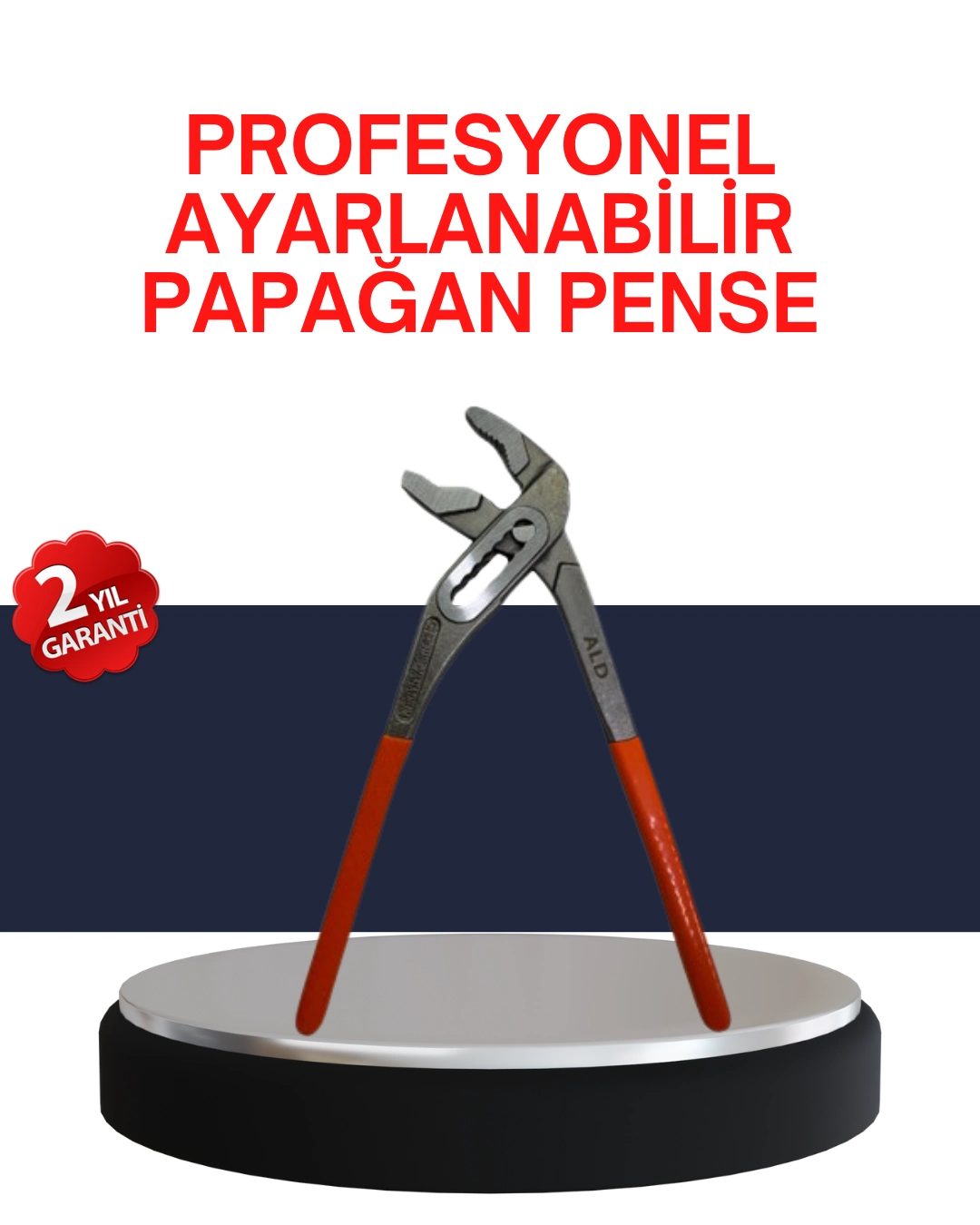 Dayanıklı Çelik Papağan Pense Ergonomik Yalıtımlı Sap ( Lisinya )