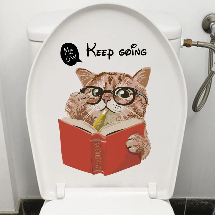 Decohandy Klozet Etiketi Keep Going Kedi ( Lisinya )