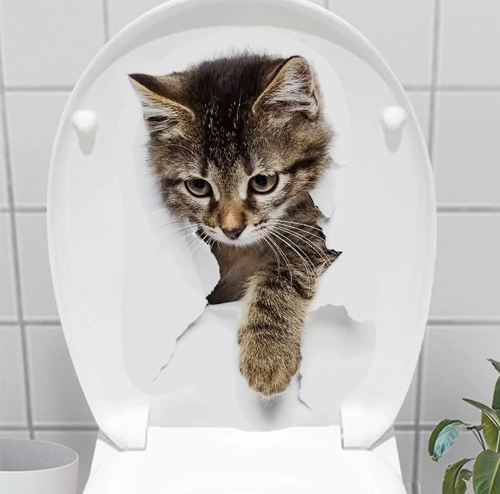 Decohandy Klozet Etiketi Stray Cat ( Lisinya ) Decohandy Klozet Etiketi Stray Cat ( Lisinya )