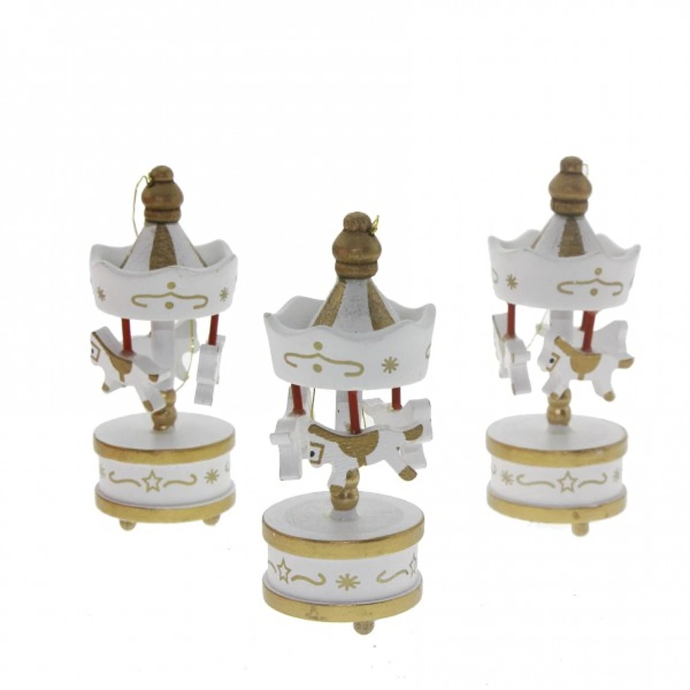 Dekoratif 6'lı Beyaz Mini Atlı Karınca ( Lisinya )