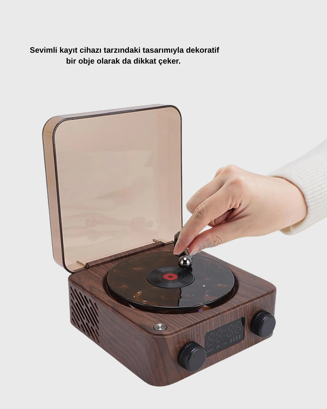 Dekoratif Gece Işığı Bluetooth Hoparlör Dijital Saat Çok Yönlü Sesli Aydınlatma ( Lisinya ) Dekoratif Gece Işığı Bluetooth Hoparlör Dijital Saat Çok Yönlü Sesli Aydınlatma ( Lisinya )