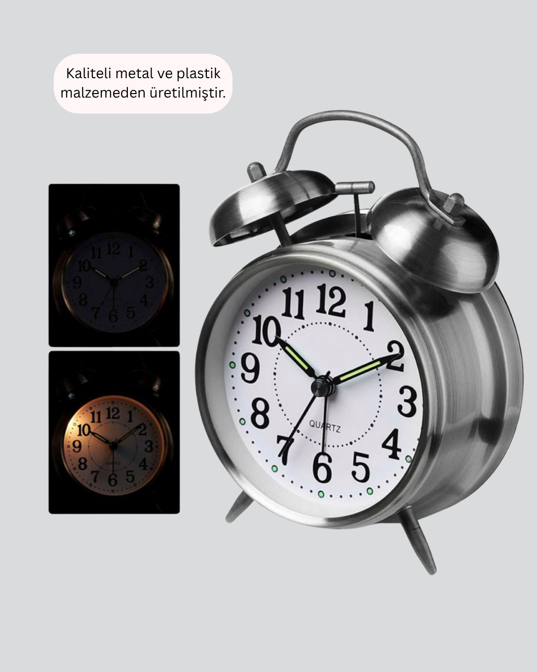 Dekoratif Gümüş Saat ( Lisinya ) Dekoratif Gümüş Saat ( Lisinya )