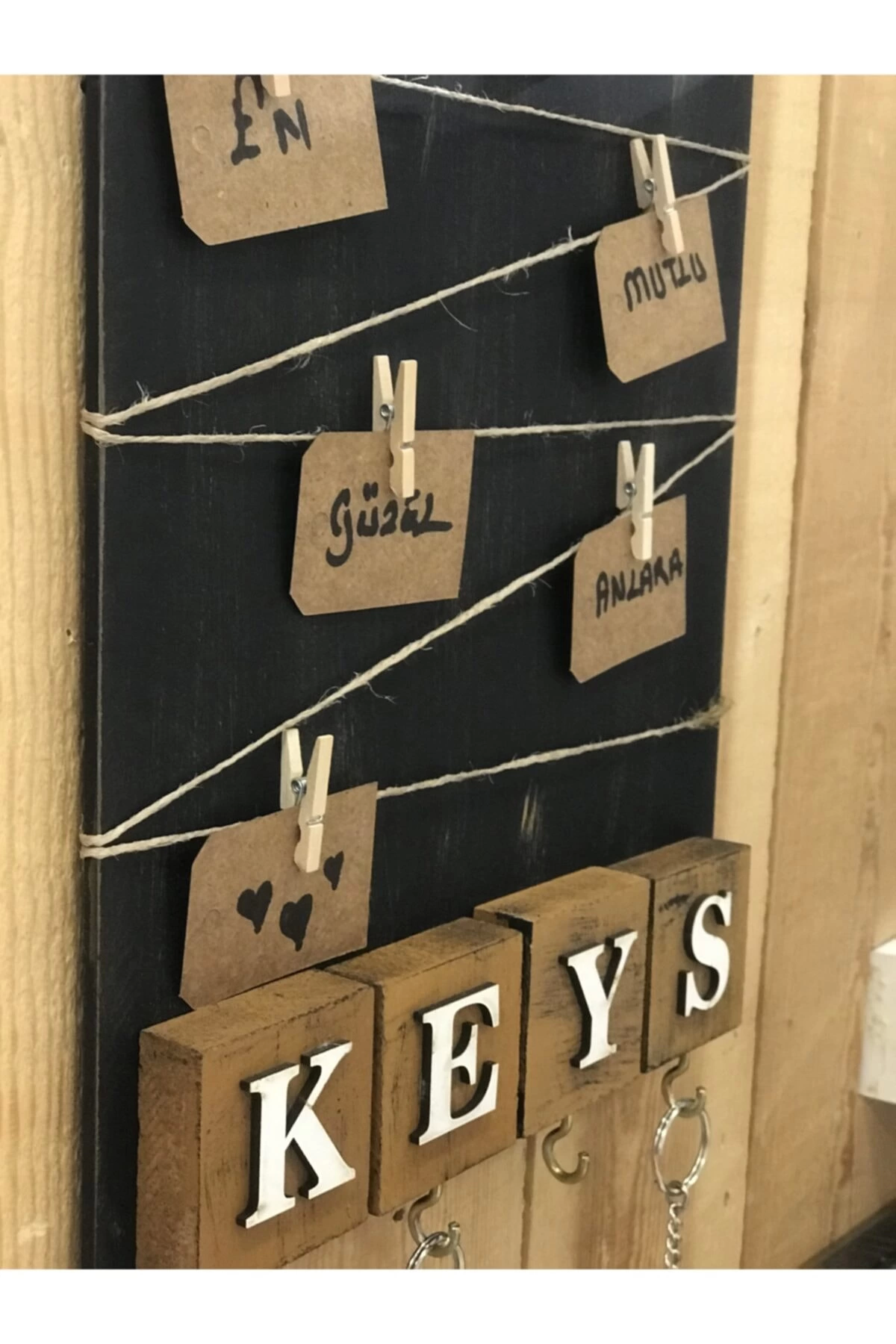 Dekoratif Home Keys Ahşap Resimlik Ve Notluk (kahverengi) ( Lisinya ) Dekoratif Home Keys Ahşap Resimlik Ve Notluk (kahverengi) ( Lisinya )