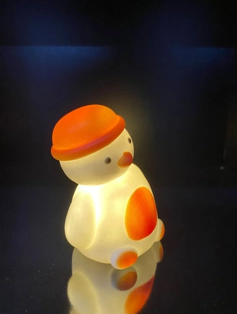 Dekoratif Işıklı Kardan Adam Figürü ( Lisinya )