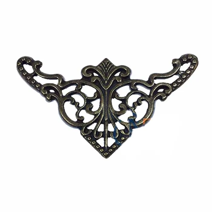 Dekoratif Köşe Süsü, Köşelik - Büyük, 31x55mm, Antik, 100 Adet ( Lisinya ) Dekoratif Köşe Süsü, Köşelik - Büyük, 31x55mm, Antik, 100 Adet ( Lisinya )