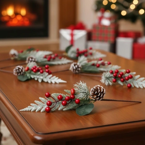 Dekoratif Kozalaklı Yapay Kokina ( Lisinya ) Dekoratif Kozalaklı Yapay Kokina ( Lisinya )