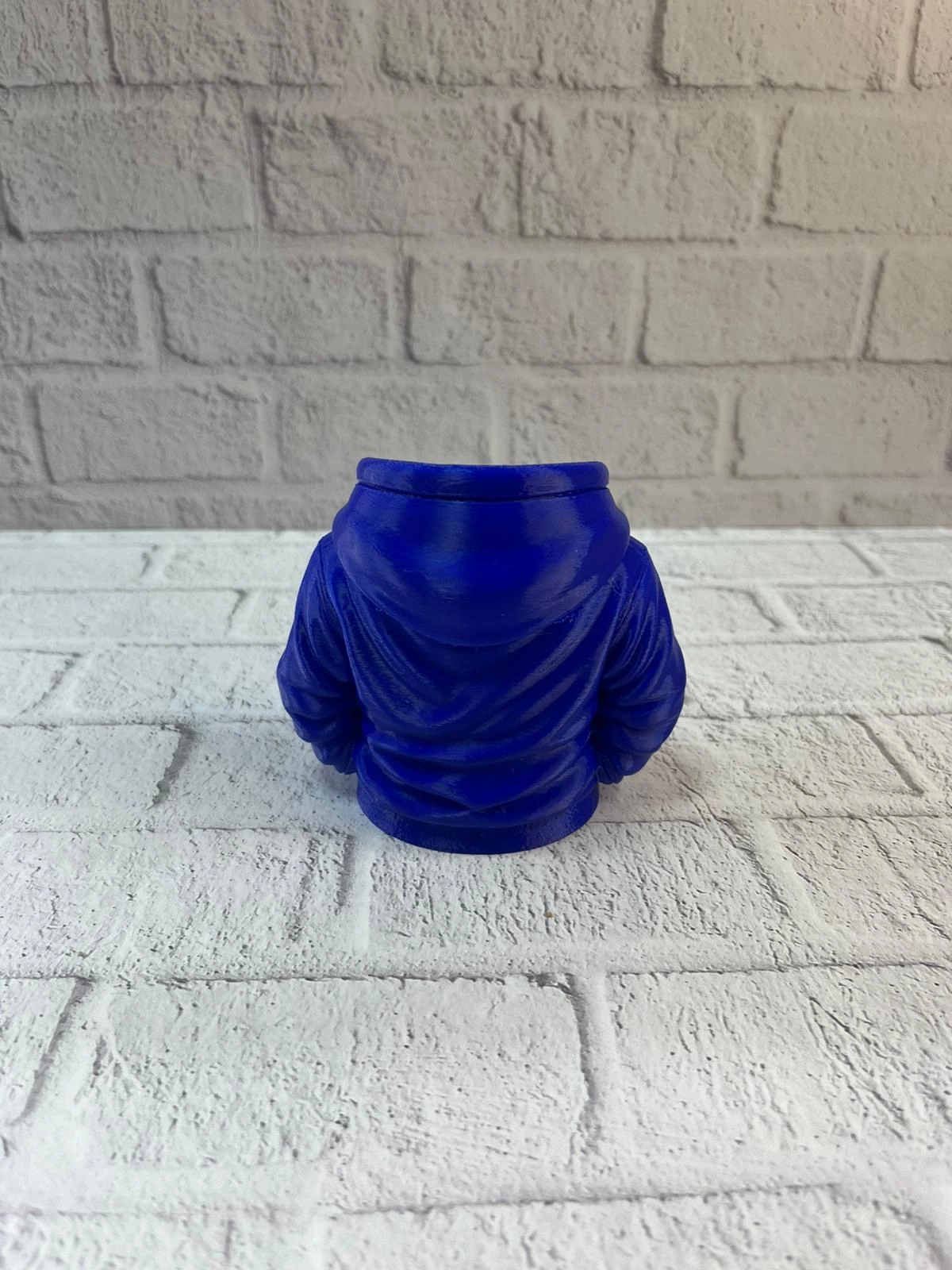 Dekoratif Lacivert Hoodie Kalemlik 10x10 Cm ( Lisinya )