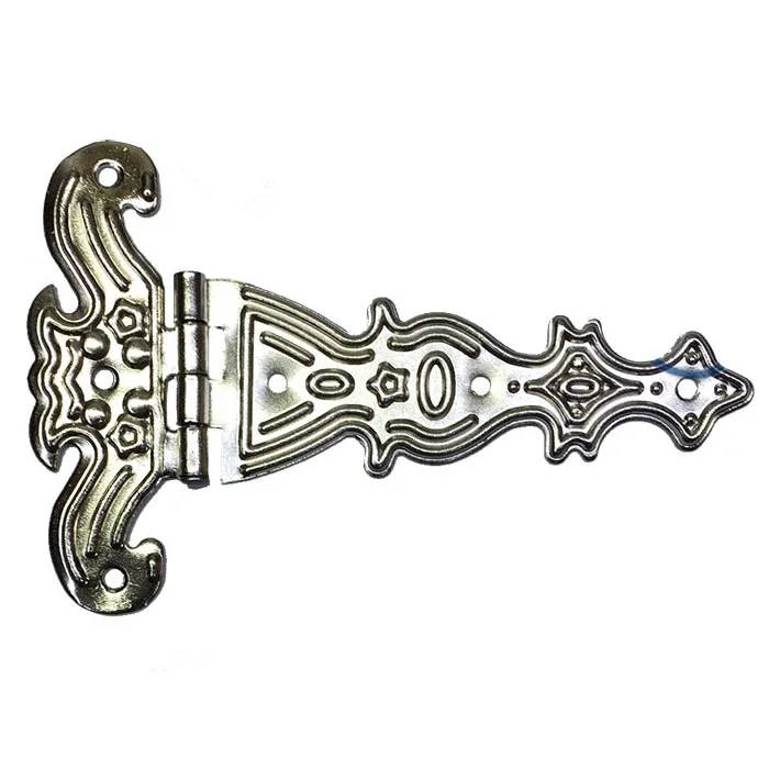 Dekoratif, Sac Tek Kuyruklu Menteşe - 69x102 Mm, Büyük, Nikel, 100 Adet ( Lisinya ) Dekoratif, Sac Tek Kuyruklu Menteşe - 69x102 Mm, Büyük, Nikel, 100 Adet ( Lisinya )