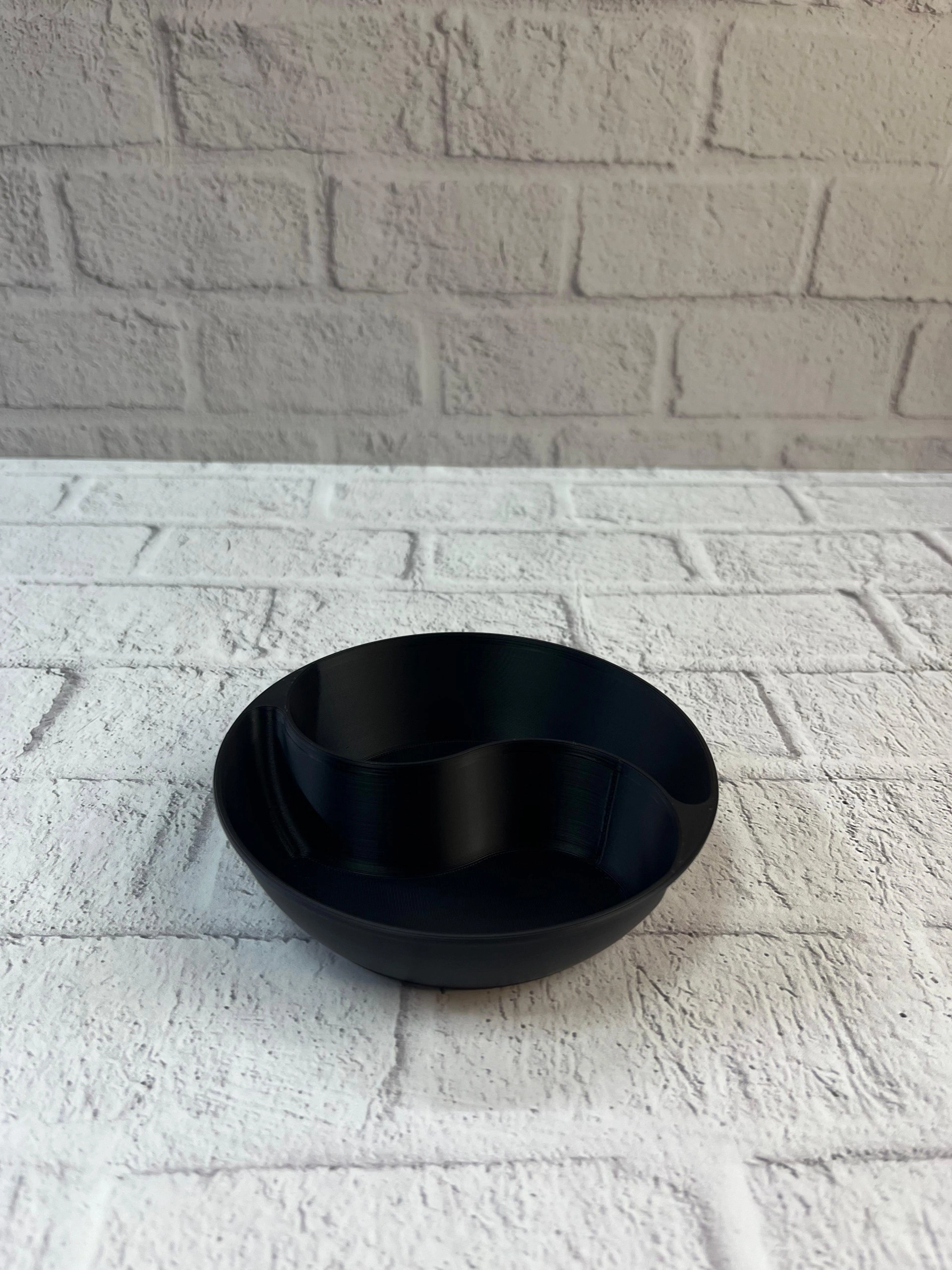 Dekoratif Siyah Çerezlik Kase 4’lü Set 3x12 Cm ( Lisinya )