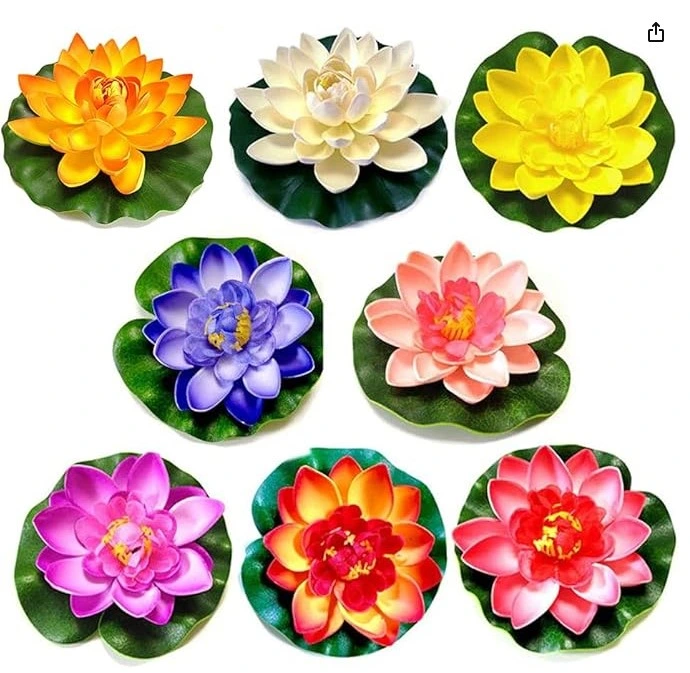 Dekoratif Yapay Lotus Çiçeği ( Lisinya ) Dekoratif Yapay Lotus Çiçeği ( Lisinya )