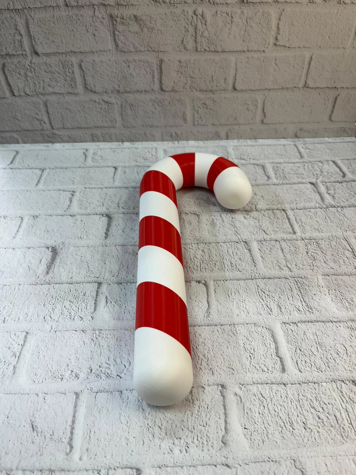 Dekoratif Yılbaşı Şekeri Yerde Biblo Salon Dekoru 13x34 Cm ( Lisinya )