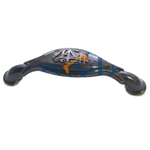 Dekoratif Zamak Boğaziçi Kulp - 64mm, Eskitme, 100 Adet ( Lisinya )