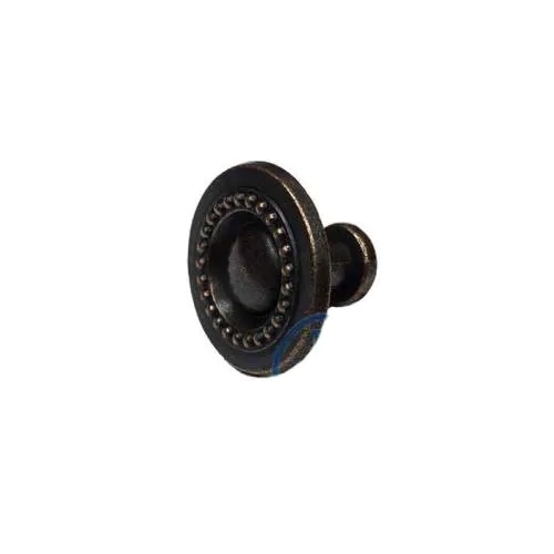 Dekoratif Zamak Düğme - 23x23mm, Eskitme, 100 Adet ( Lisinya )