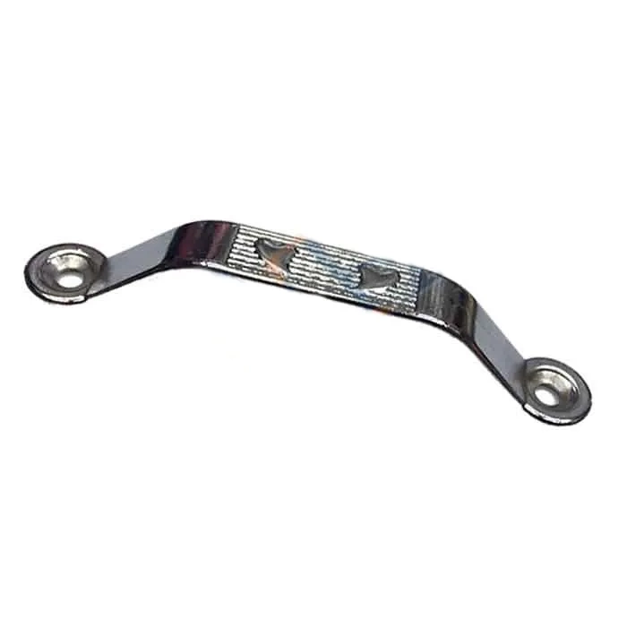 Dekoratif Zamak Kulp Dıştan - 64mm, Nikel, 100 Adet ( Lisinya )