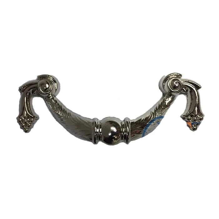 Dekoratif Zamak Üzümlü Kulp - 64mm, Nikel, 1 Adet ( Lisinya ) Dekoratif Zamak Üzümlü Kulp - 64mm, Nikel, 1 Adet ( Lisinya )
