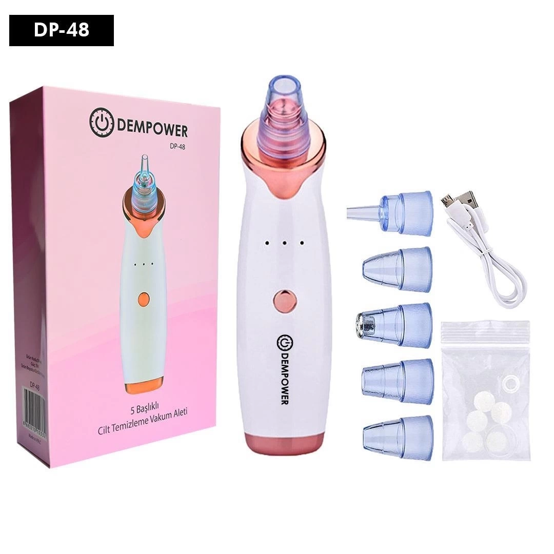 Dempower 5 Başlıklı Cilt Temizleme Vakum Aleti ( Lisinya )