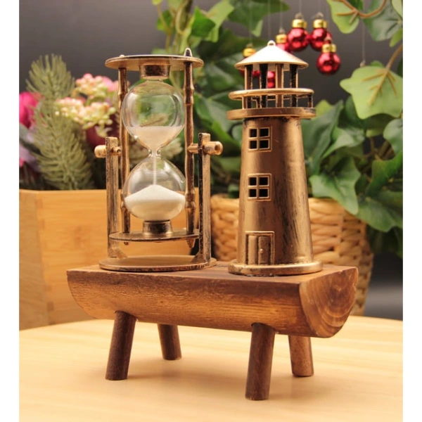 Deniz Feneri Biblolu Kum Saati ( Lisinya )