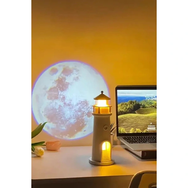 Deniz Feneri Projektör Gece Lambası ( Lisinya )