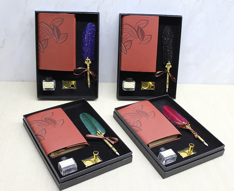 Deri Defterli Divit Hokka Seti Model 2 ( Lisinya ) Deri Defterli Divit Hokka Seti Model 2 ( Lisinya )