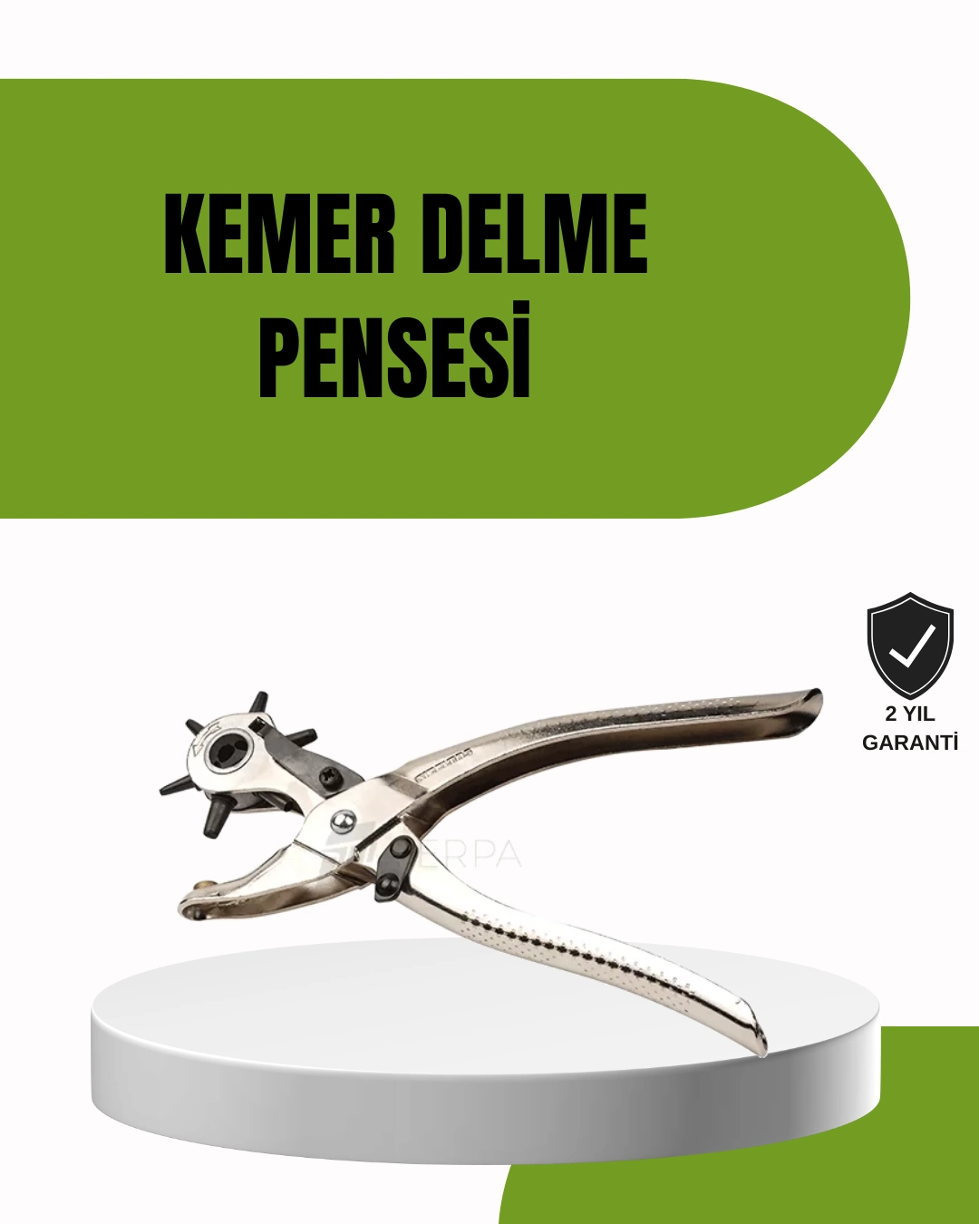 Deride Kemer Çanta Ayakkabı Delme Pensesi 6 Uçlu Döner Başlıklı Tamir Aleti ( Lisinya )