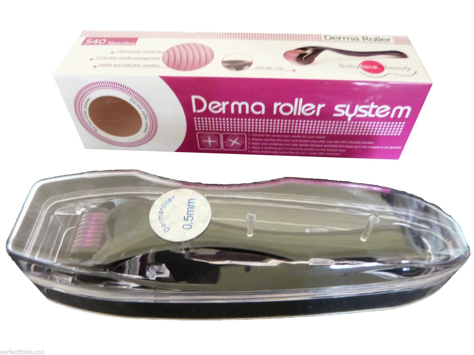 Dermaroller Titanyum 540 İğneli 0.50mm ( Lisinya )