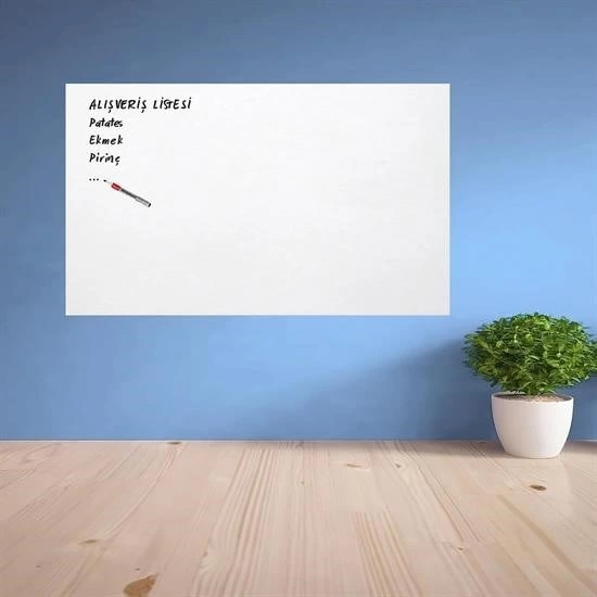 Ders Çalışma Yazı Tahtası Manyetik Duvar Stickerı 100x60 Cm ( Lisinya ) Ders Çalışma Yazı Tahtası Manyetik Duvar Stickerı 100x60 Cm ( Lisinya )