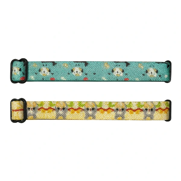 Desenli Zilli Kedi Tasması ( Lisinya )