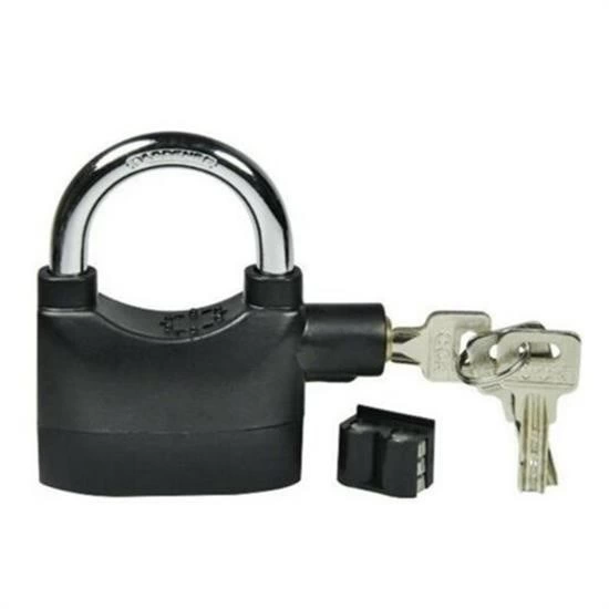 Desibel Siyah Alarmlı Çok Fonksiyonlu Ekstra Güvenlikli Kare Asma Dolap Kilidi ( Lisinya ) Desibel Siyah Alarmlı Çok Fonksiyonlu Ekstra Güvenlikli Kare Asma Dolap Kilidi ( Lisinya )