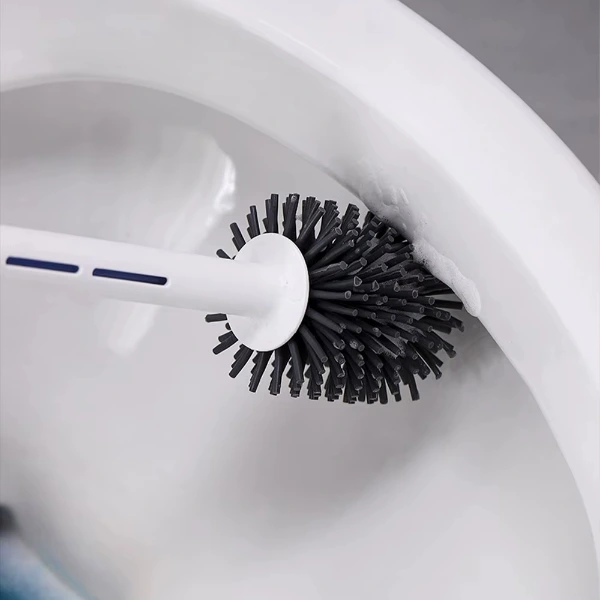 Deterjan Hazneli Silikon Tuvalet Fırçası ( Lisinya )