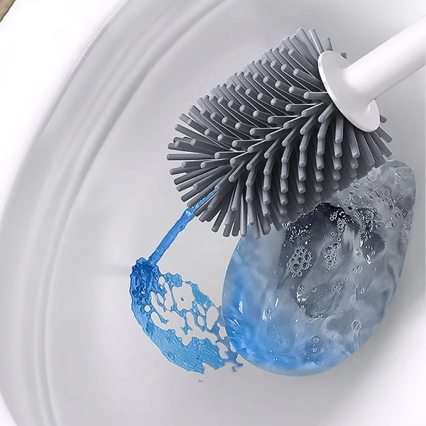 Deterjan Hazneli Silikon Tuvalet Fırçası ( Lisinya )