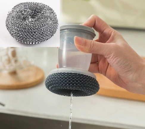 Deterjan Hazneli Telli Bulaşık Fırçası ( Lisinya ) Deterjan Hazneli Telli Bulaşık Fırçası ( Lisinya )