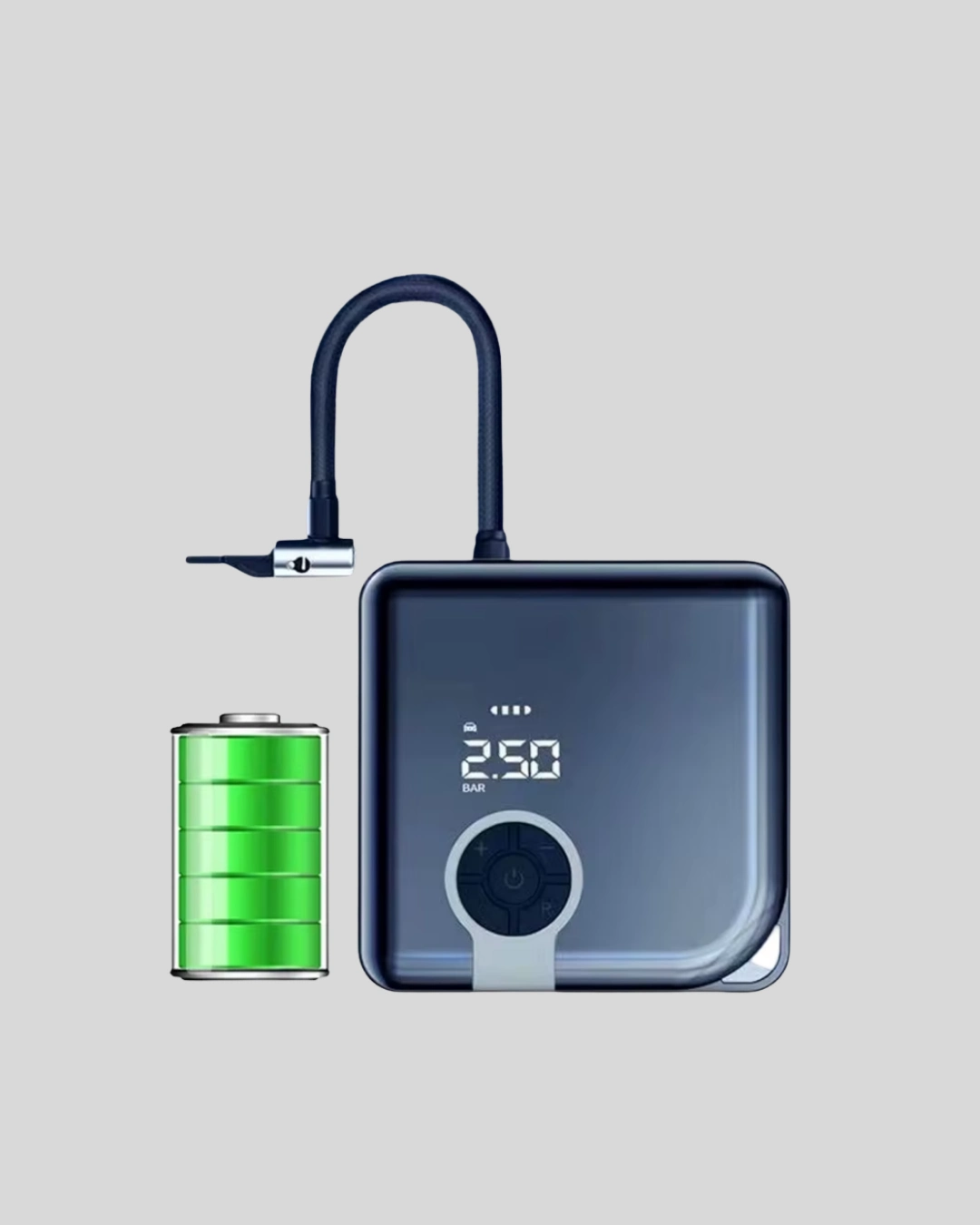 Dijital Ekranlı Şarjlı Hava Kompresörü 150 Psı Güçlü Motorlu ( Lisinya )