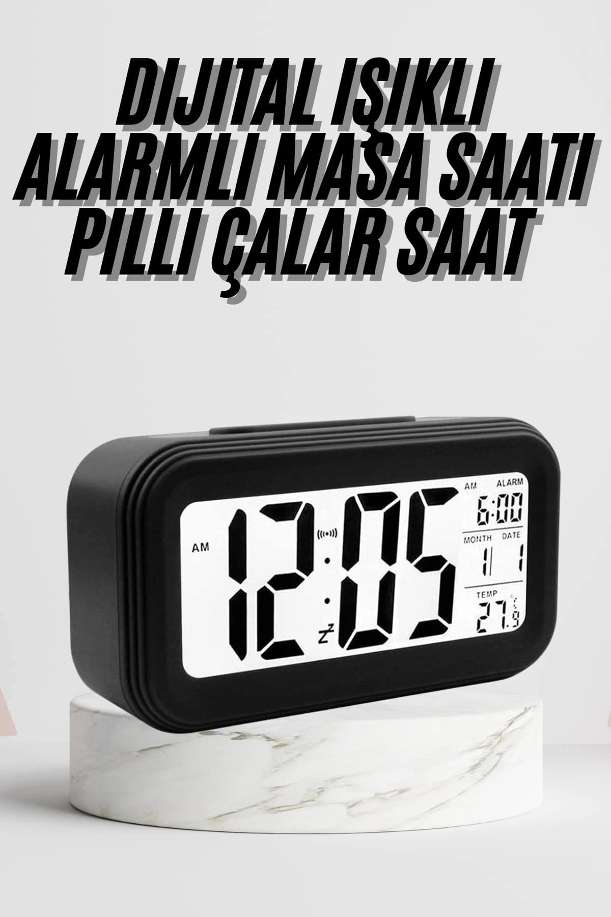 Dijital Masa Saati Termometre Takvim Led Ekran Pilli Ev Ofis Masası ( Lisinya ) Dijital Masa Saati Termometre Takvim Led Ekran Pilli Ev Ofis Masası ( Lisinya )