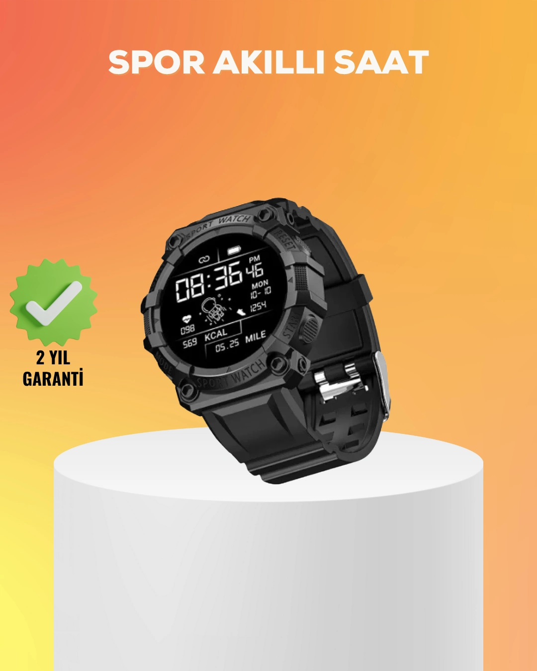 Dijital Spor Saat – Kalp Atışı, Kalori Ve Adım Takip Özellikli ( Lisinya )