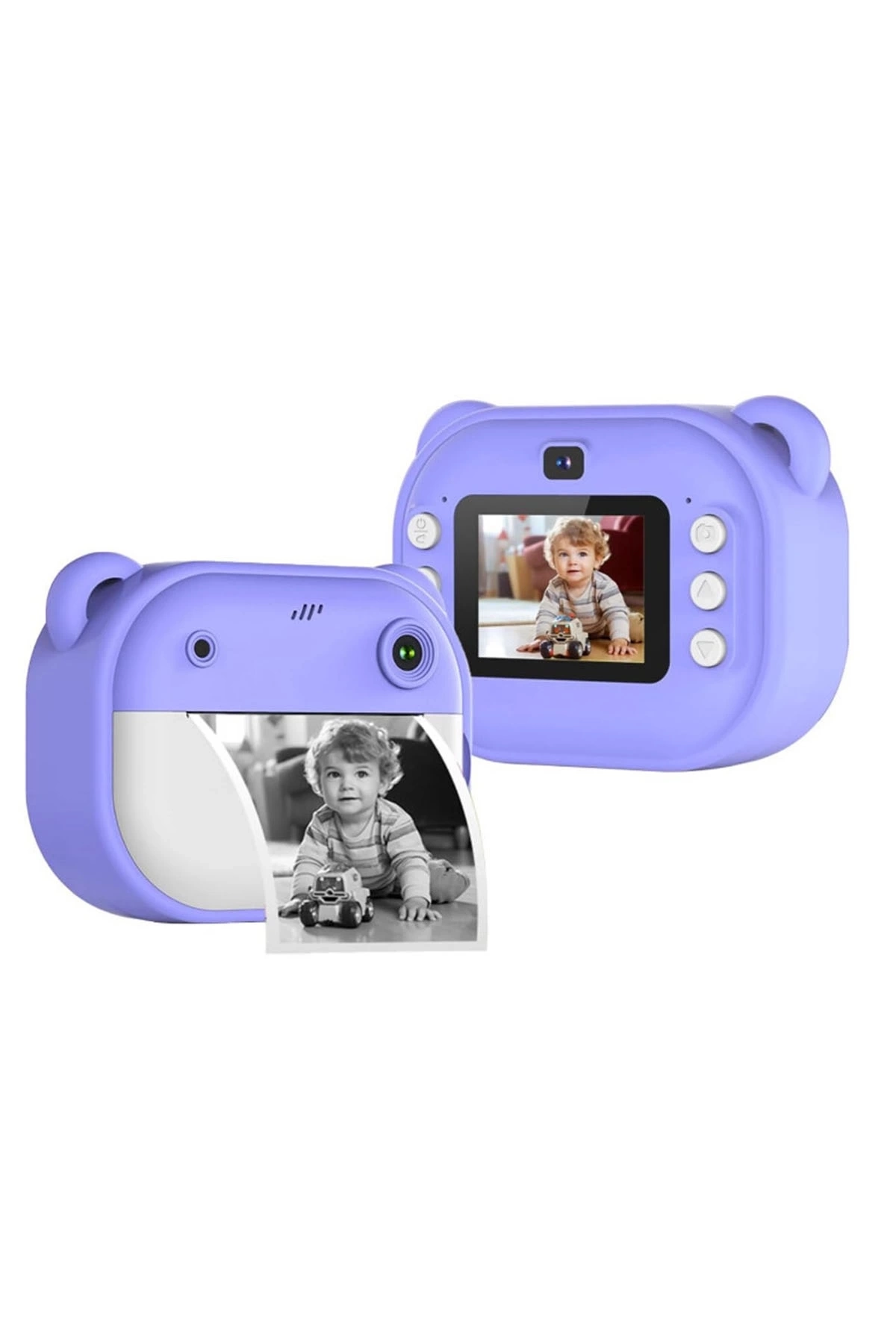 Dijital Video Kayıt Fotoğraf Çocuk Kamerası Anlık Termal Resim Kağıt Baskılı ( Lisinya )