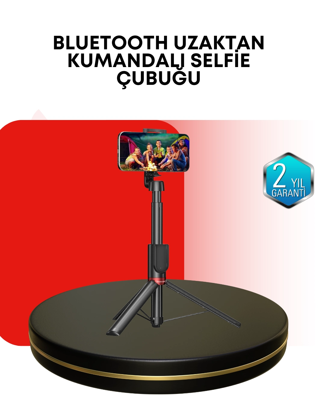 Dikey Ve Yatay Çekim Destekli Selfie Stick Tripod ( Lisinya ) Dikey Ve Yatay Çekim Destekli Selfie Stick Tripod ( Lisinya )