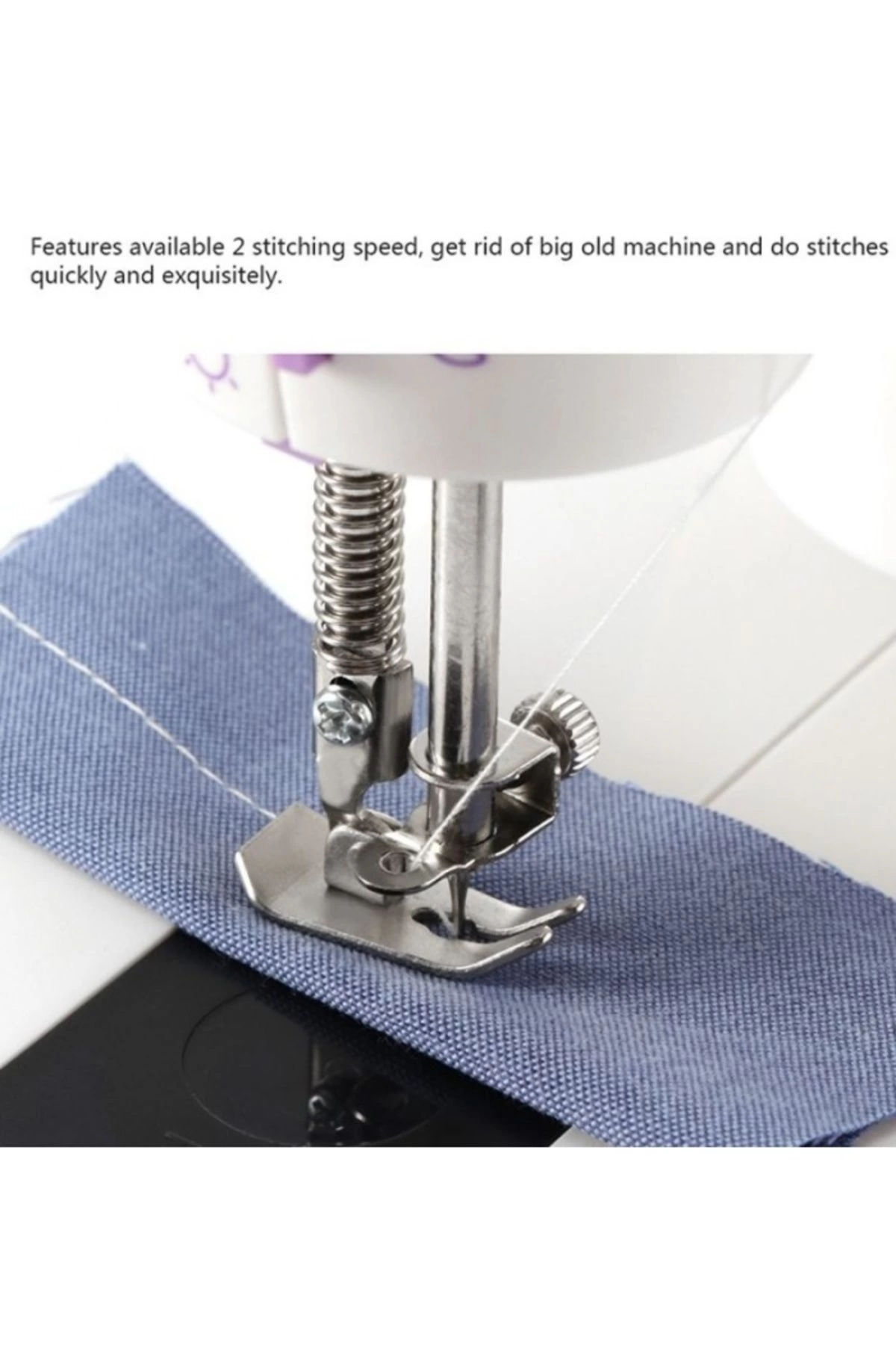 Dikiş Makinesi Sew Whiz Elektrikli Veya Pille Çalışabilen Çift Kademeli Işıklı Mini ( Lisinya ) Dikiş Makinesi Sew Whiz Elektrikli Veya Pille Çalışabilen Çift Kademeli Işıklı Mini ( Lisinya )