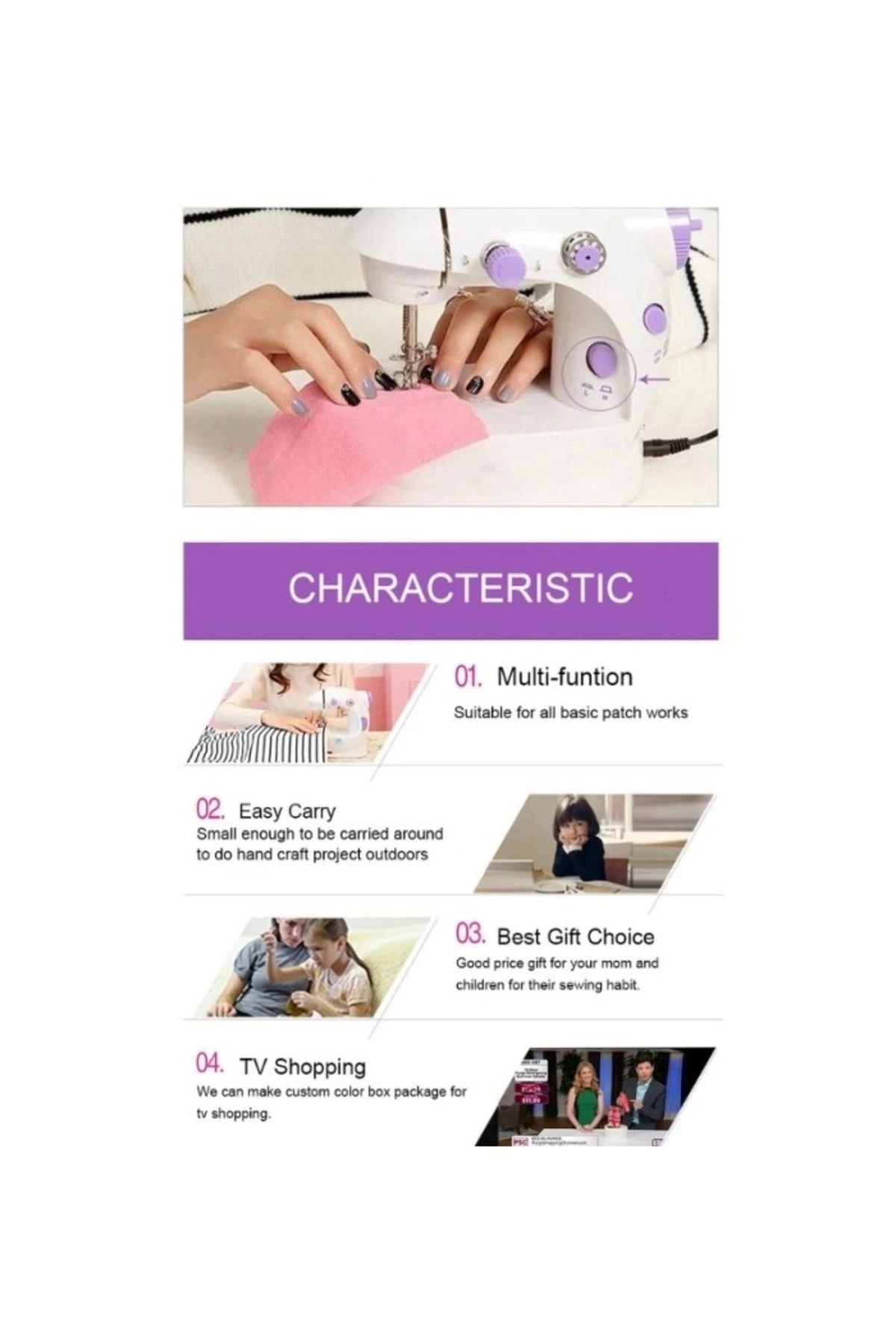 Dikiş Makinesi Sew Whiz Elektrikli Veya Pille Çalışabilen Çift Kademeli Işıklı Mini ( Lisinya ) Dikiş Makinesi Sew Whiz Elektrikli Veya Pille Çalışabilen Çift Kademeli Işıklı Mini ( Lisinya )